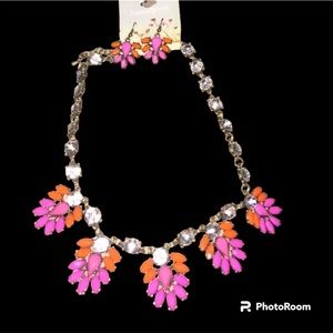 Bundle of Chain Necklace w/ Earrings